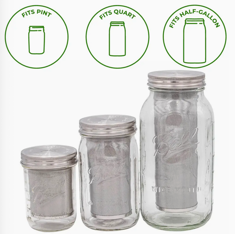 Stainless Steel Cold Brew Coffee and Tea Maker