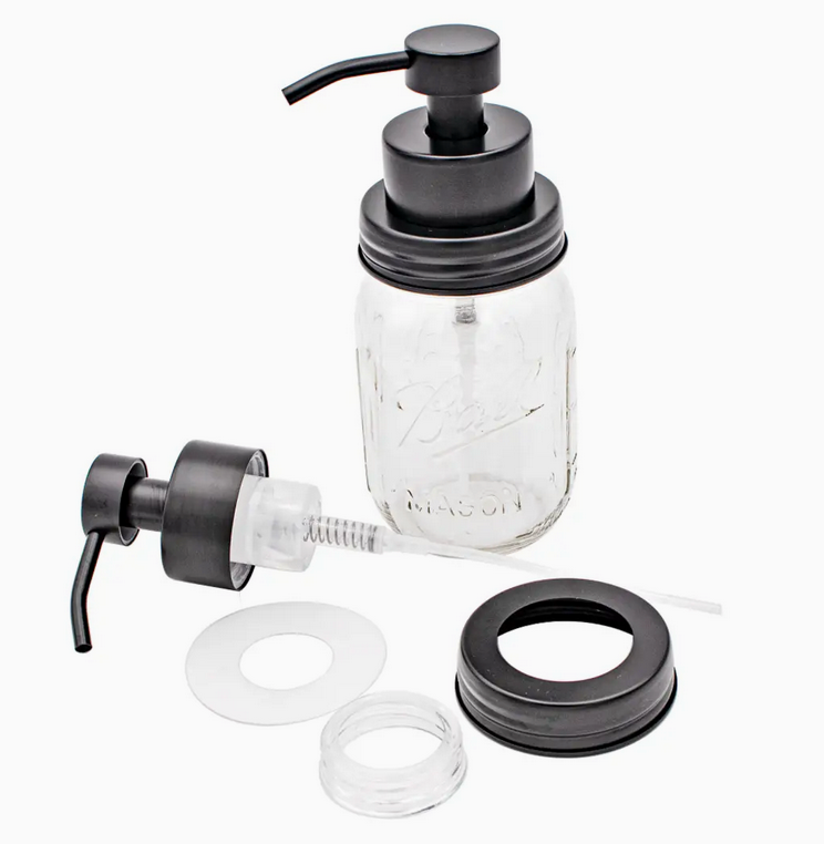 Foaming Soap Pump Dispensers For Regular Mouth Mason Jars