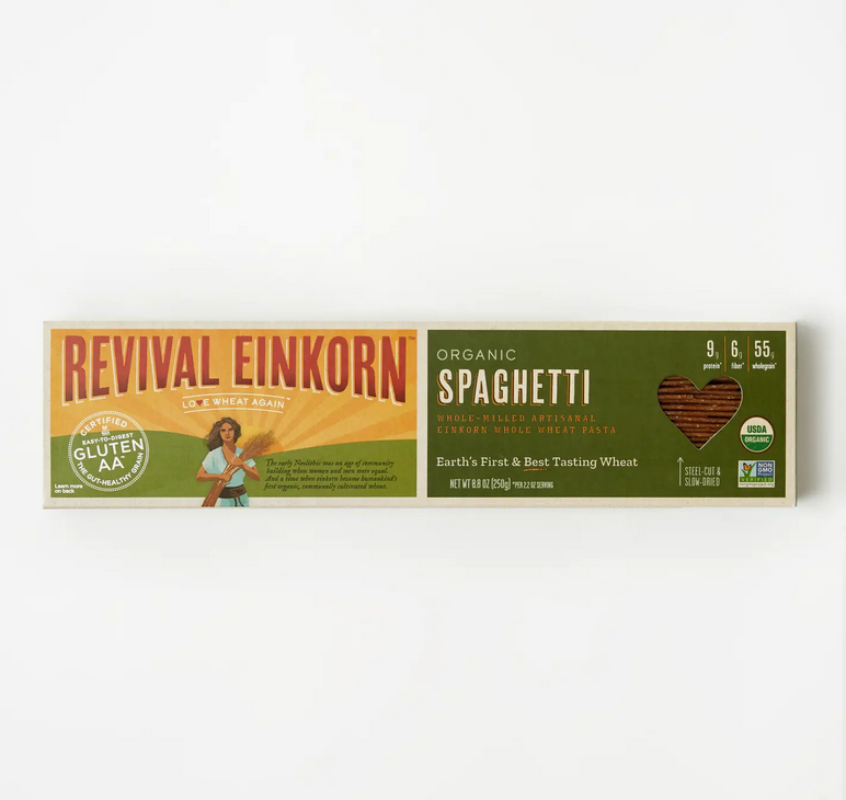 Organic Einkorn Spaghetti Gluten AA