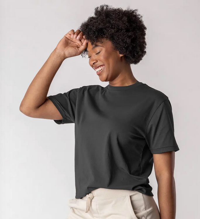 Organic Cotton - Classic Crew Neck Tee Medium