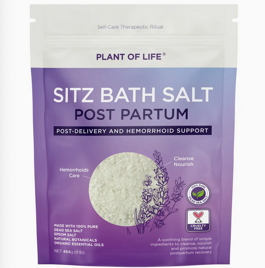 Postpartum Recovery Bath Soak | Sitz Salt with Epsom Salt