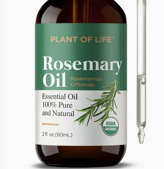 Rosemary Essential Oil For Aromatherapy Hair, Skin, & Nails