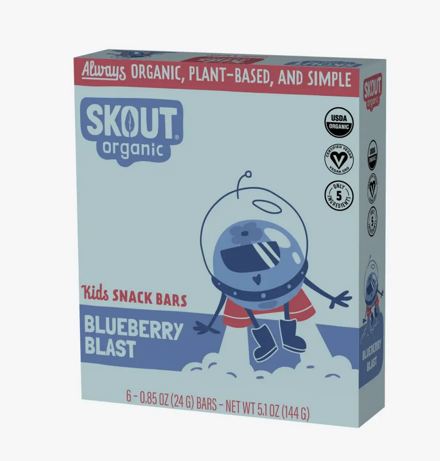 Skout Organic Blueberry Blast Kids Snack Bar
