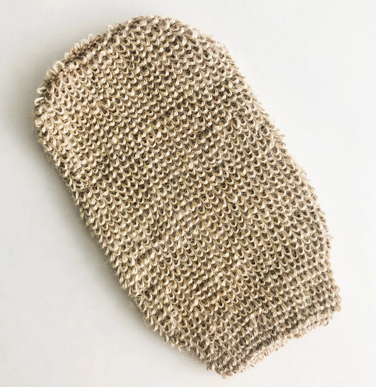 Natural Jute Mitt - Organic Biodegradable Exfoliating