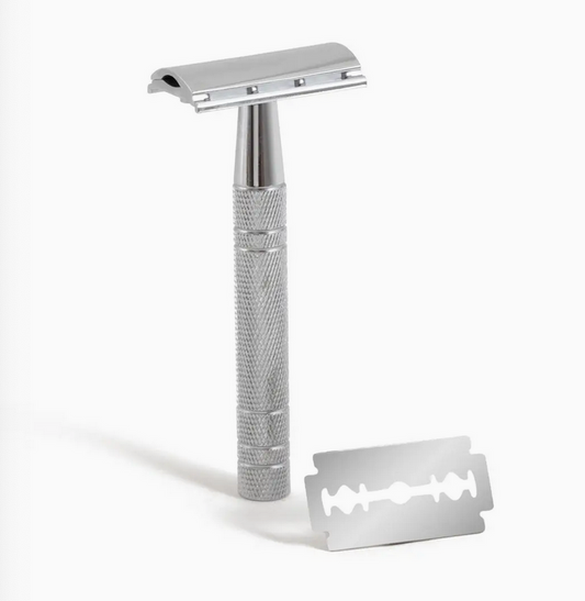 Metal Safety Razor with 5 Blades