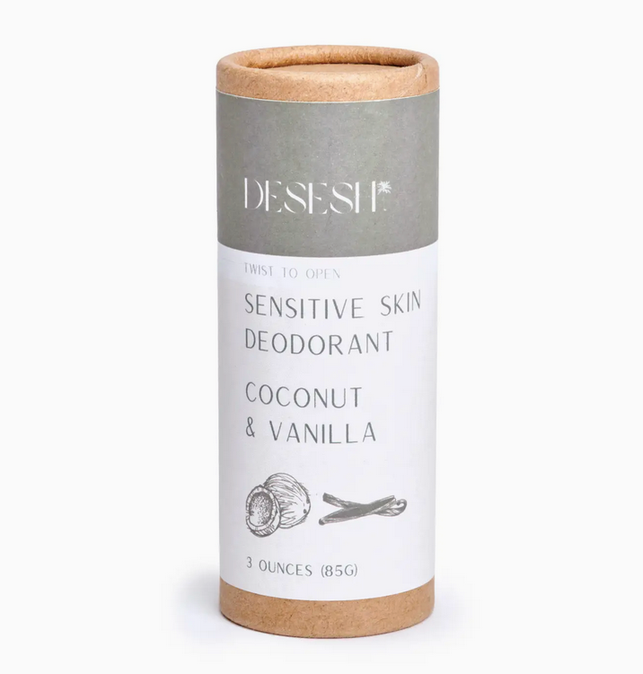 Natural Sensitive Deodorant (Aluminum Free, No Baking Soda) Coconut and Vanilla