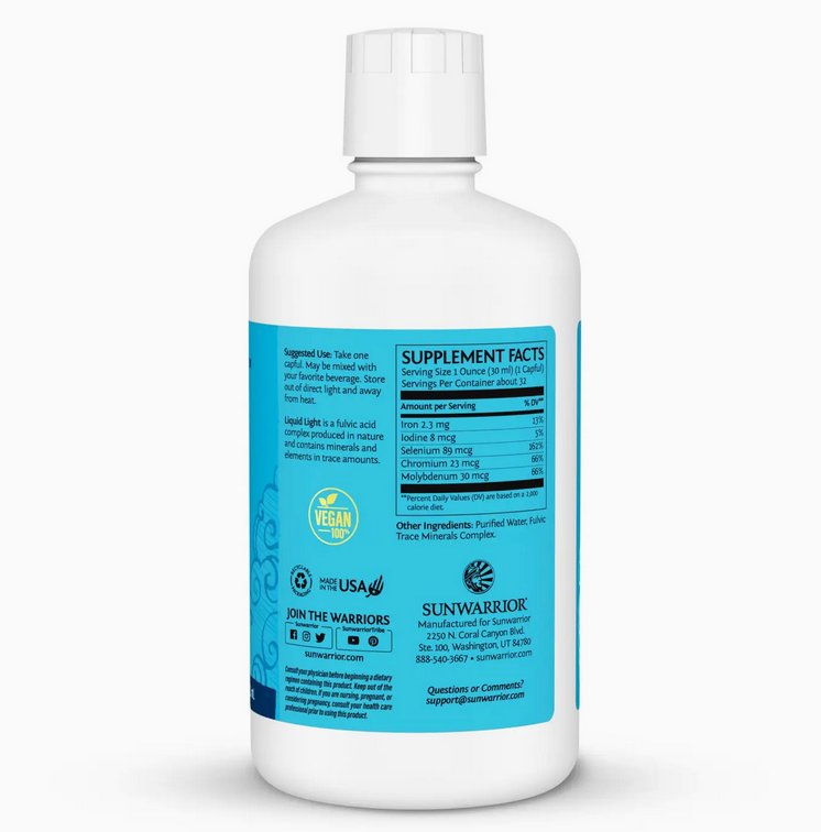 Fulvic Minerals w/ Antioxidants - Liquid Light