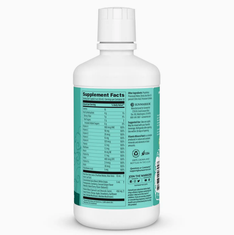 Liquid Vitamin Mineral Rush - Aloe Vera Juice
