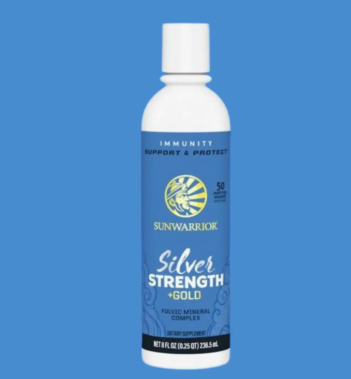 Fulvic Acid & Trace Mineral Silver Strength +Gold Supplement