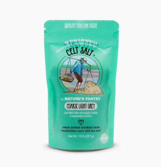 Celtic Sea Salt, Coarse Light Grey 1/2 lb(8oz)