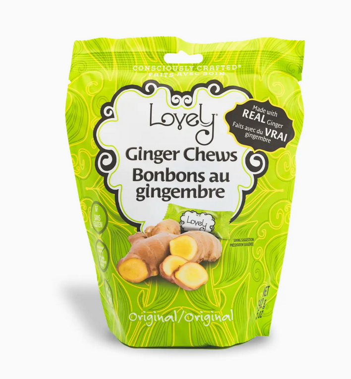 Original Ginger Chews Candy - Gluten Free, Vegan, Non-Gmo