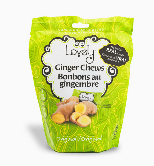 Original Ginger Chews Candy - Gluten Free, Vegan, Non-Gmo