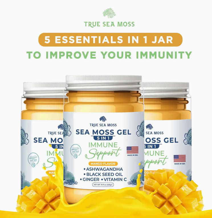 Sea Moss Gel - 5 in 1 - Mango