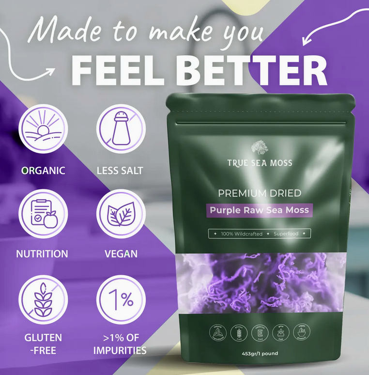 Sea Moss Wildcrafted Premium Dried Superfood