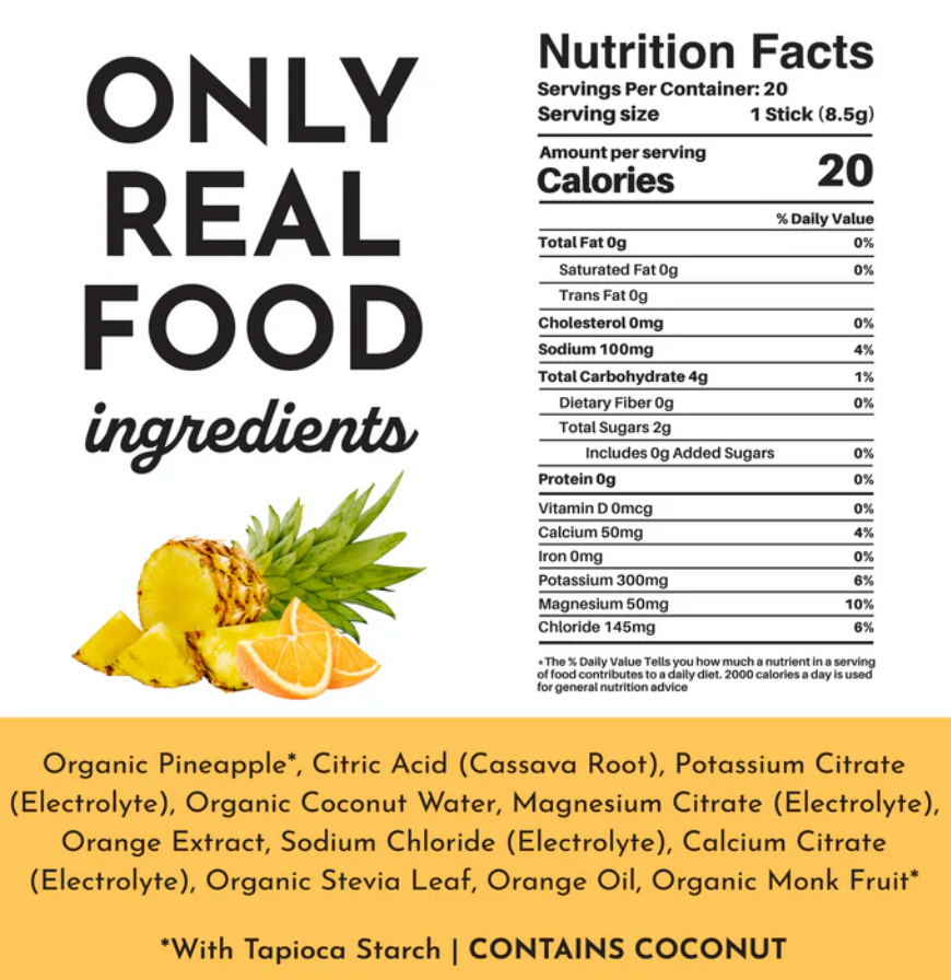 Electrolytes - Orange Pineapple