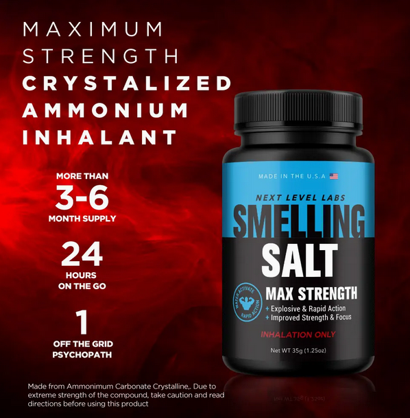 Smelling Salt By Next Level Labs Ammonia Inhalant - 35g