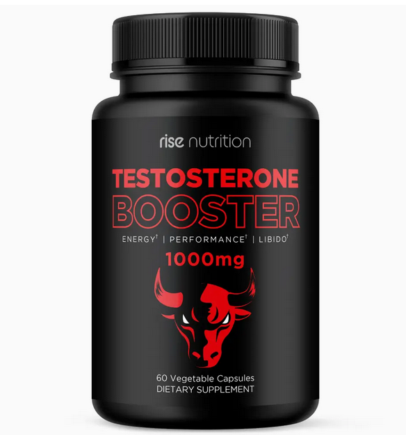 Testosterone Booster with Maca & Tribulus - 60 Capsules