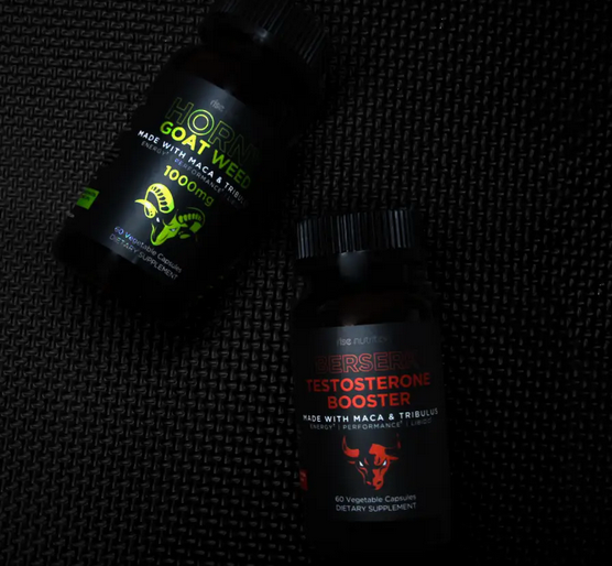 Testosterone Booster with Maca & Tribulus - 60 Capsules