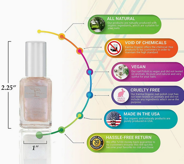 Karma Organic Natural Non Toxic Mia Marie - Nail Polish