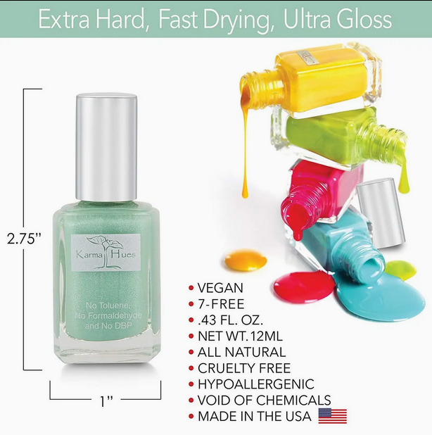 Karma Organic Natural Nontoxic Sea Glass - Nail Polish