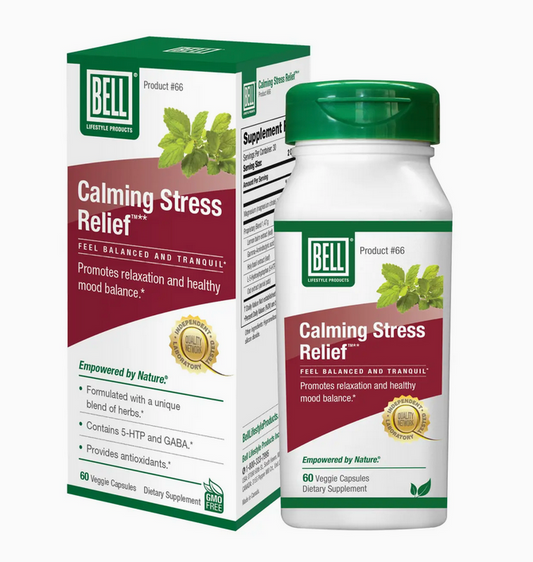 Calming Stress Relief™ W. 5-HTP & Gaba, 60 Vcap