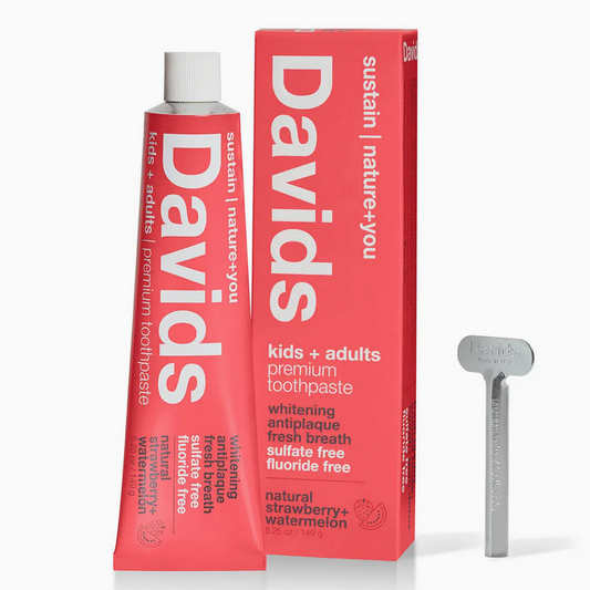 Davids Kids+Adults Premium Toothpaste/Strawberry Watermelon