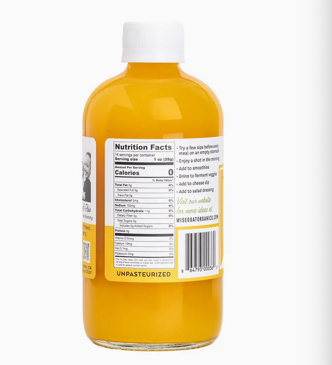 Probiotic - Golden Kvass - Wellness Juice/Tonic