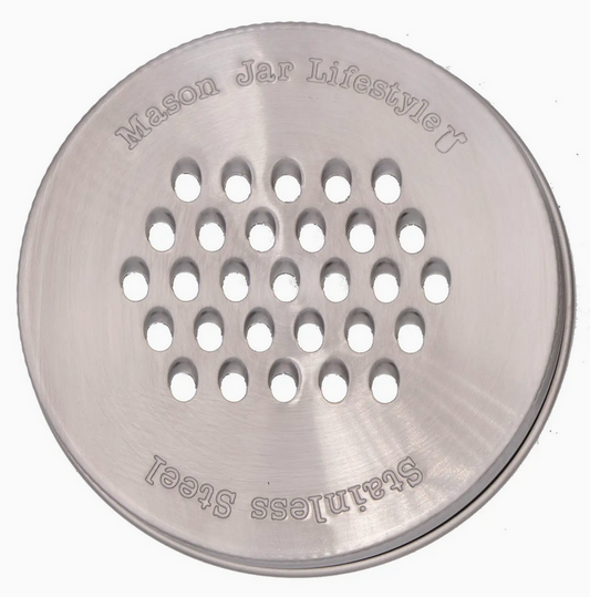 Grater / Shredder Lid For Mason Jars