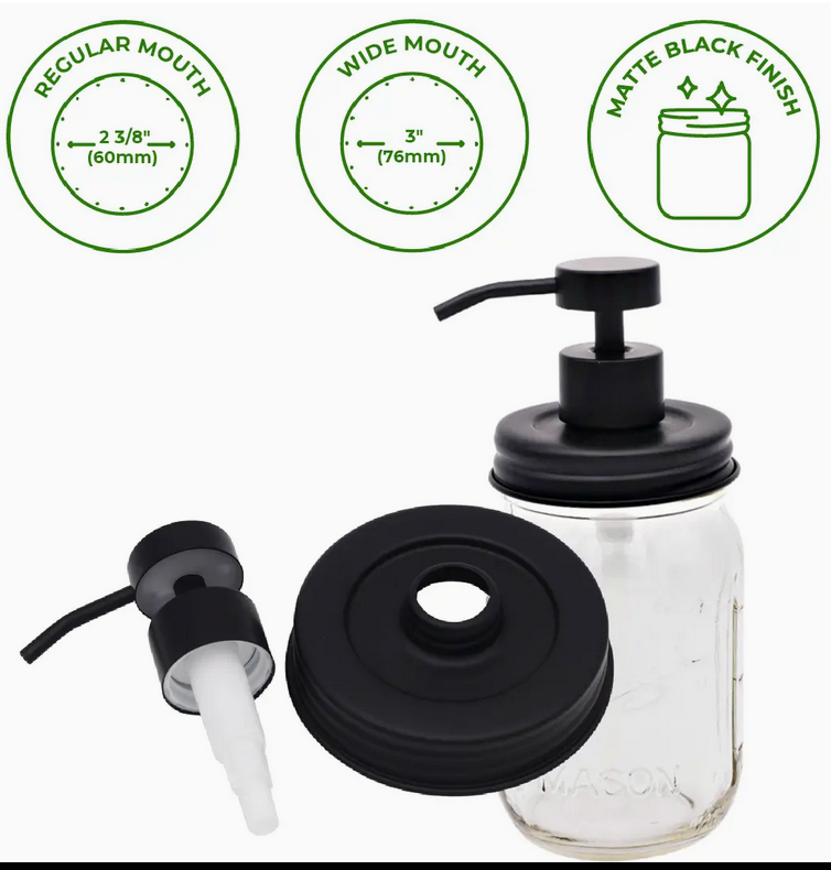 Soap Pump Dispensers For Mason Jars