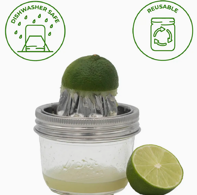 Stainless Steel Juicing Lid For Wide Mouth Mason Jars