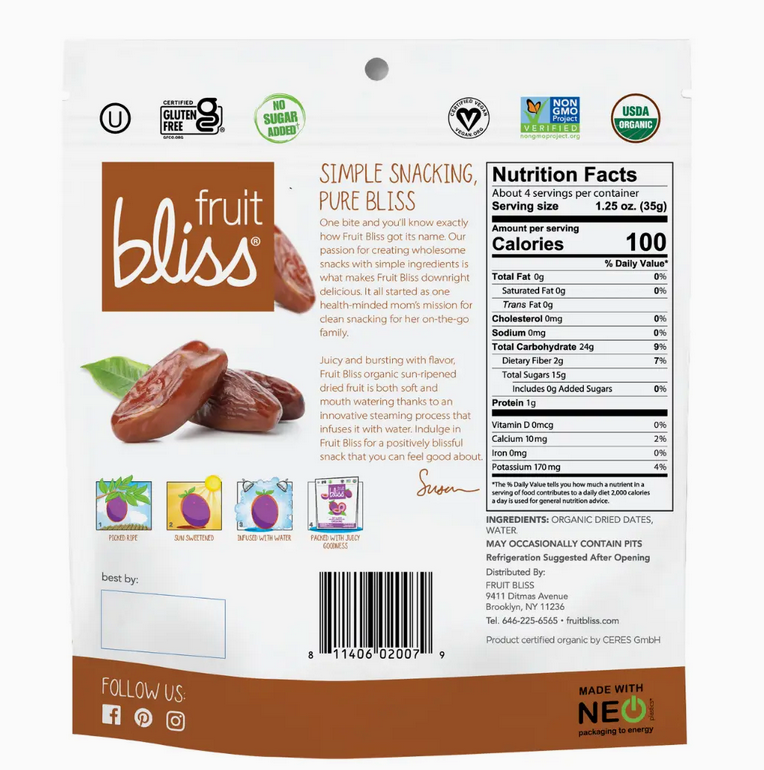 Organic Soft & Juicy Deglet Nour Dates