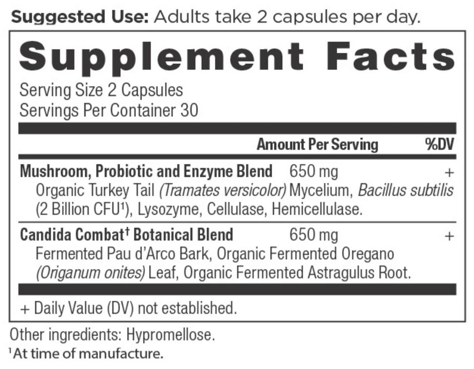 Ancient Herbals – Candida – 60ct
