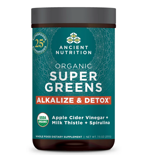 Organic Super Greens - Alkalize & Detox - Powder