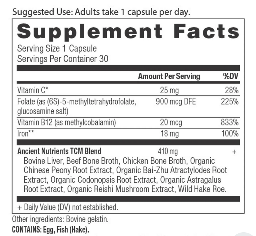 Iron - 30ct Ancient Nutrients