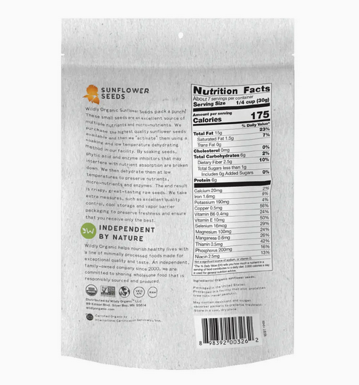 Organic Sunflower Seeds