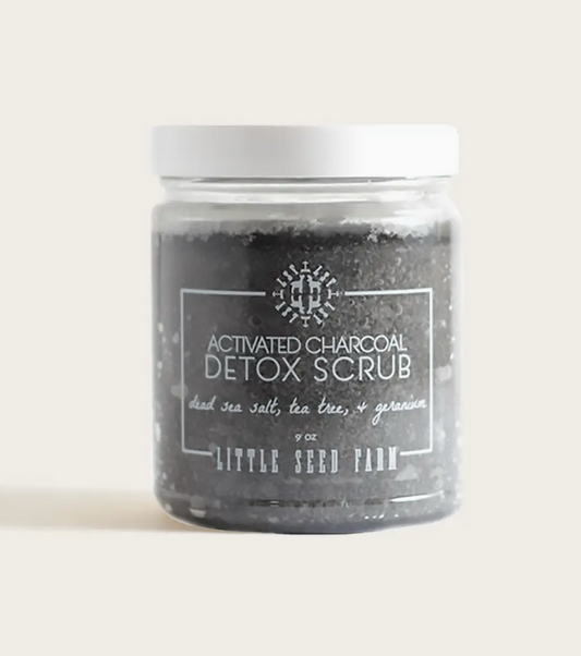 Activated Charcoal Detox Salt Scrub