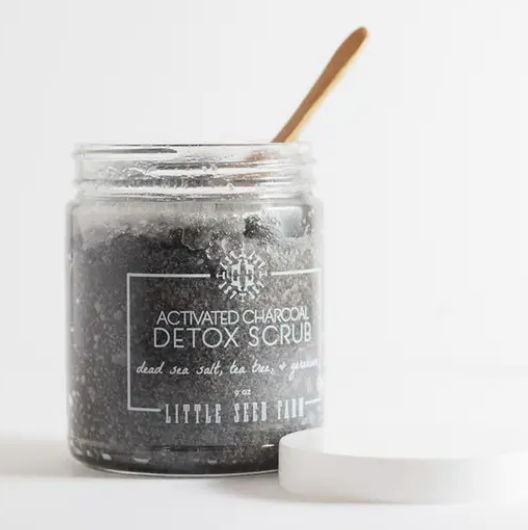 Activated Charcoal Detox Salt Scrub