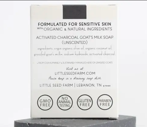 Activated Charcoal Bar Soap - Detoxifying