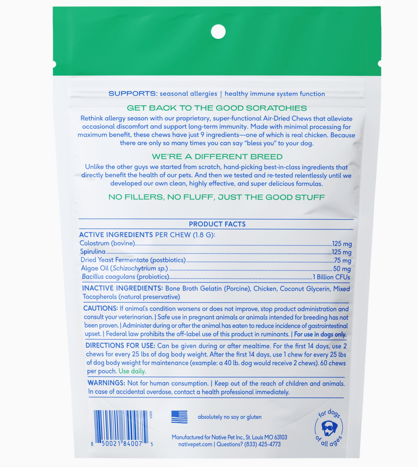 Allergy & Immune Chews, An Allergy & Itch Relief Supplement
