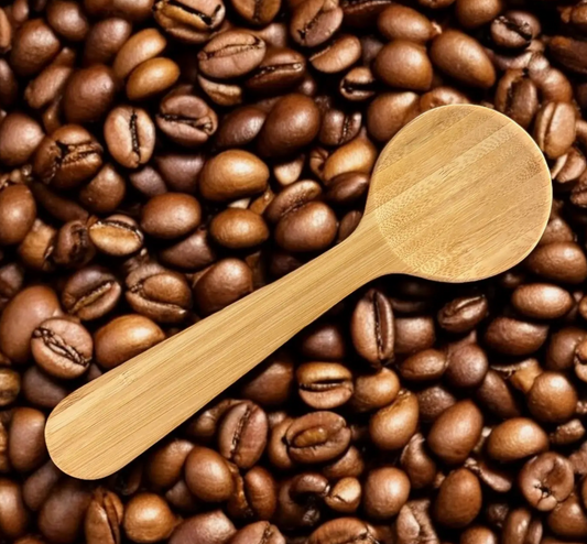 Bamboo Coffee Scoop with Bag Clip | Coffee Bestseller