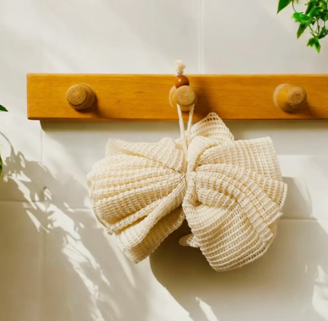 Shower Pouf | Ramie Exfoliating Sponge | Earth Day
