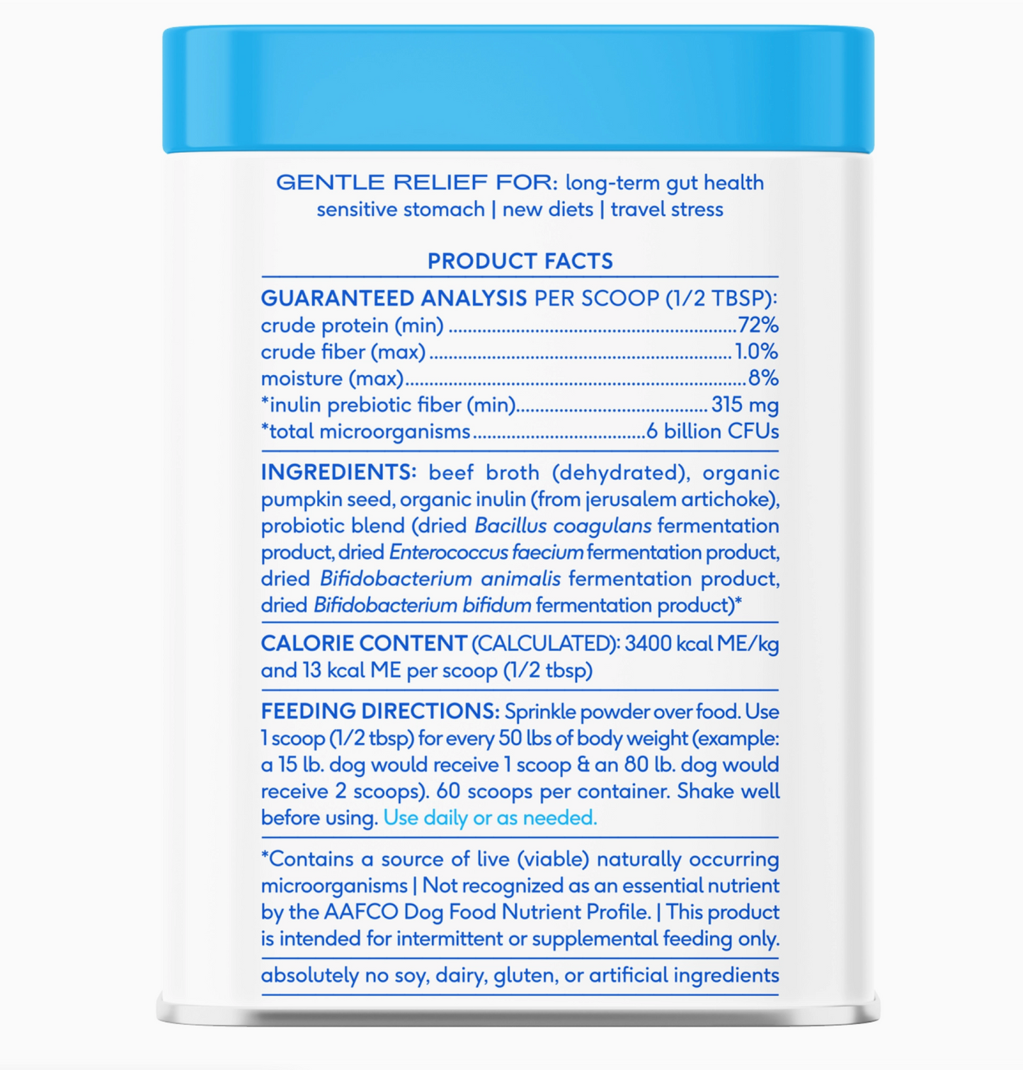 Probiotic & Prebiotic Powder Vet-Formulated Supplement