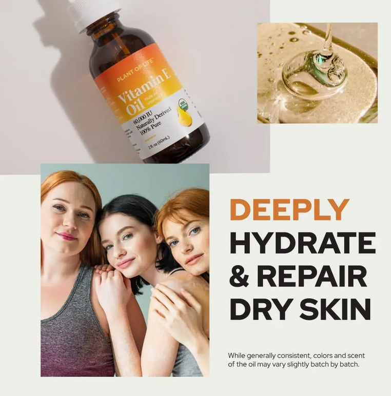 Vitamin E Oil | Natural | Face, Skin & Hair Care |Tocopherol