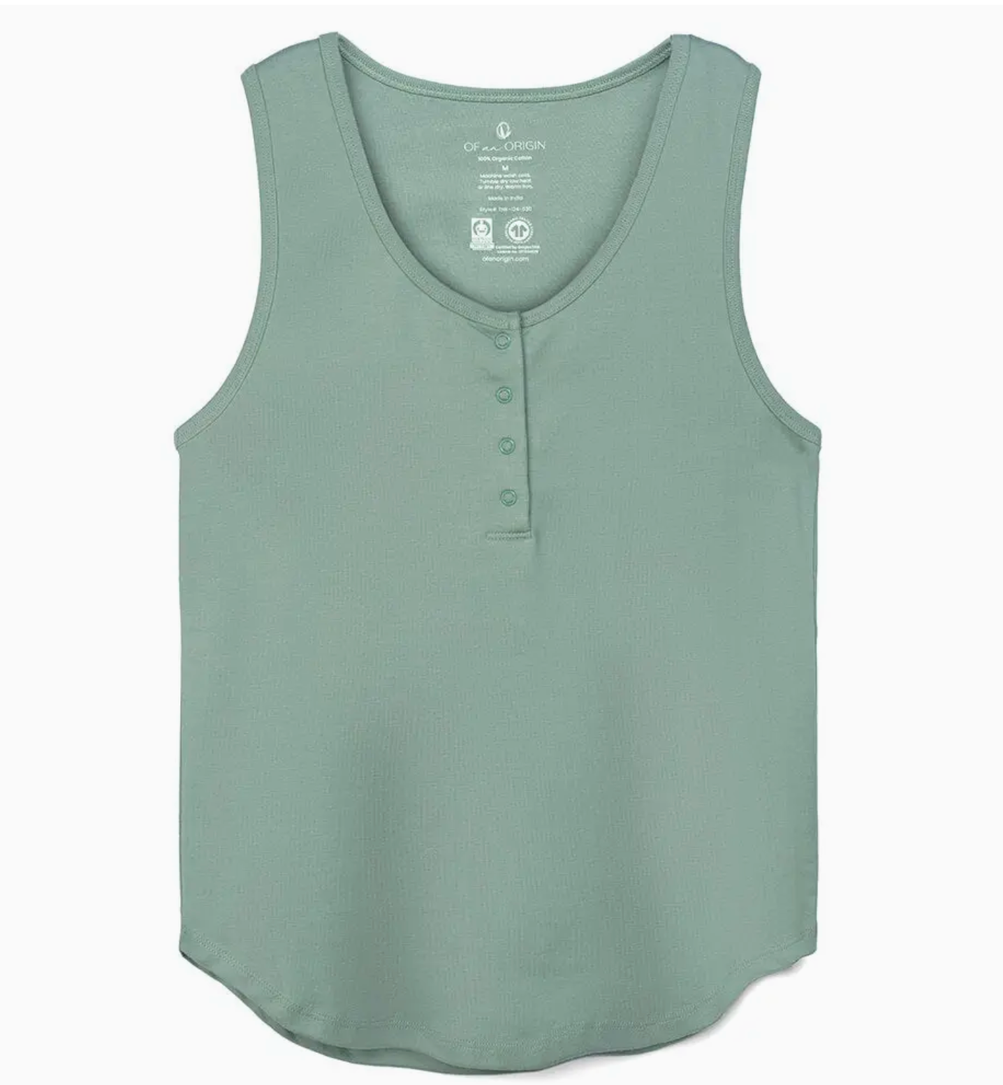 Nest Organic Cotton Henley Nursing Lounge Tank