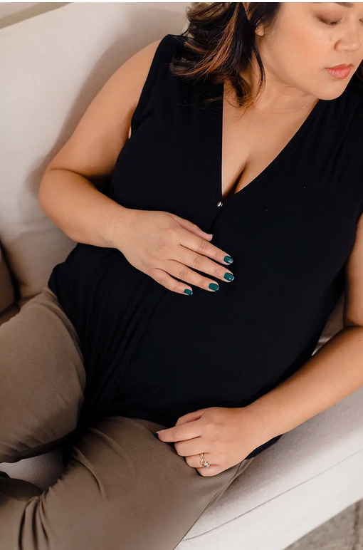 Every Way Maternity To Nursing Wrap Tank Top