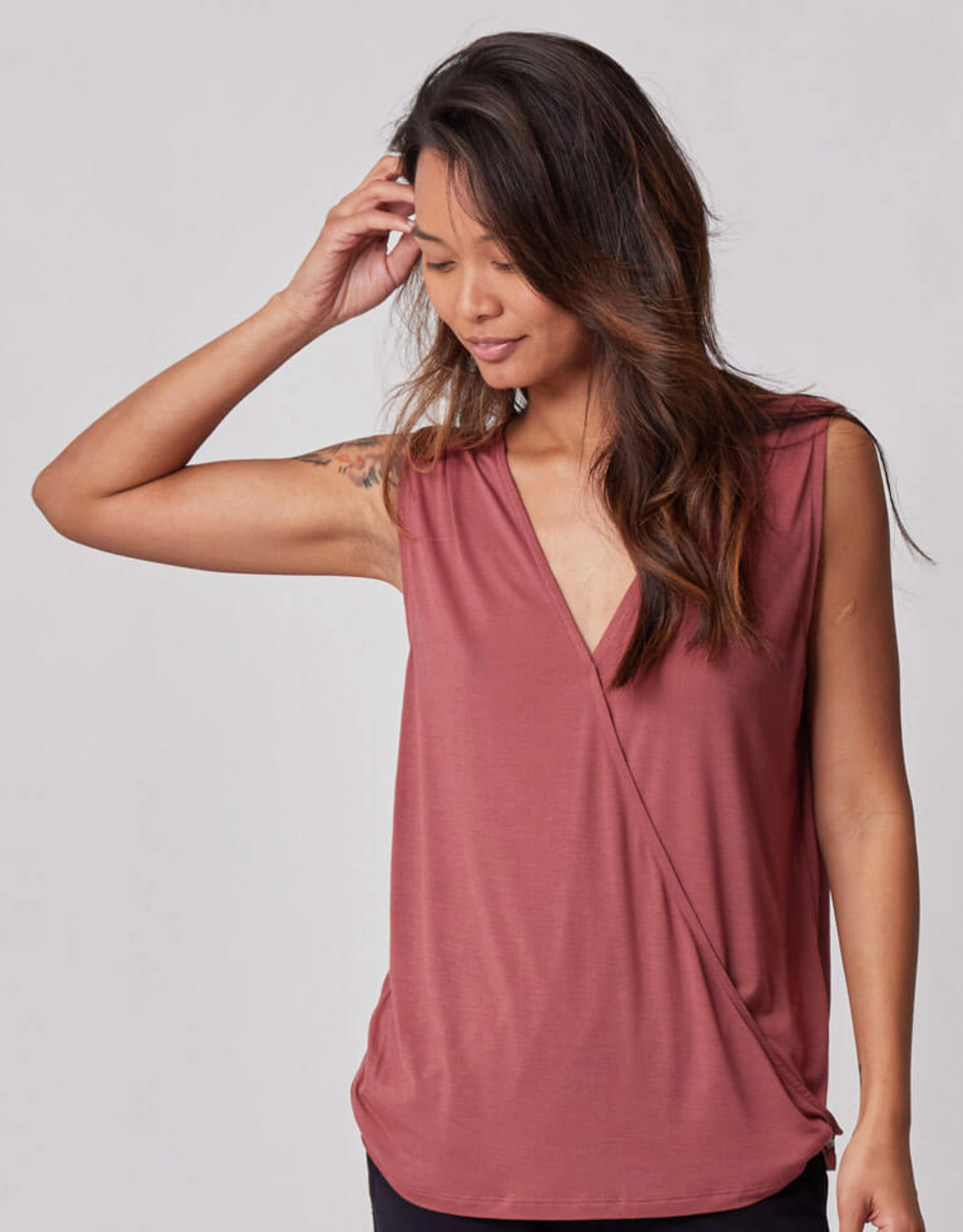 Every Way Maternity To Nursing Wrap Tank Top