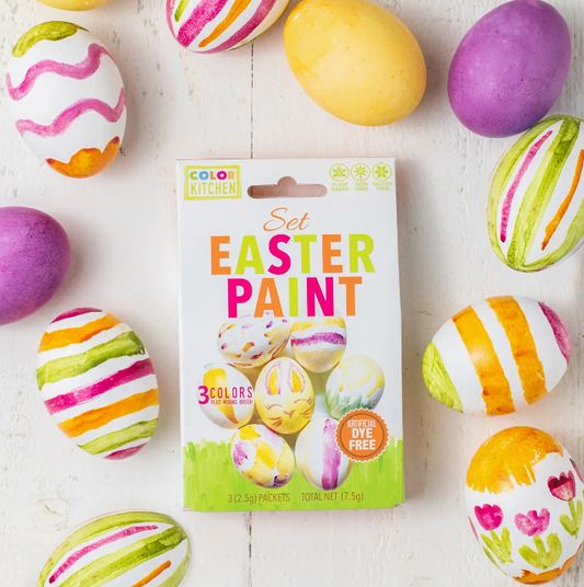 Natural Easter Egg Paint Set-Plant Based Colors 3 Packets