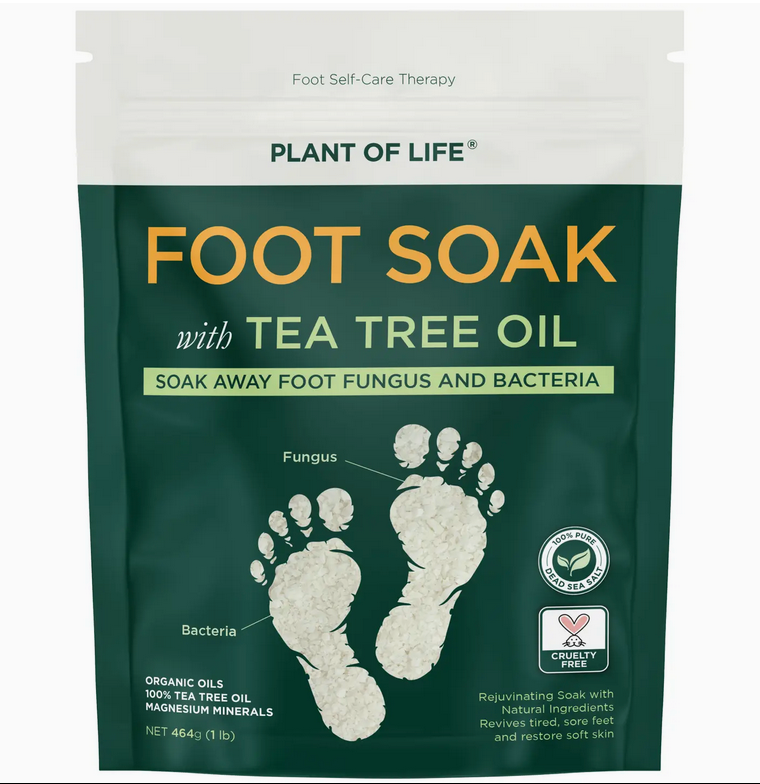 Tea Tree Oil Foot Soak with Epsom Salt | Fungus & Odor 16 oz