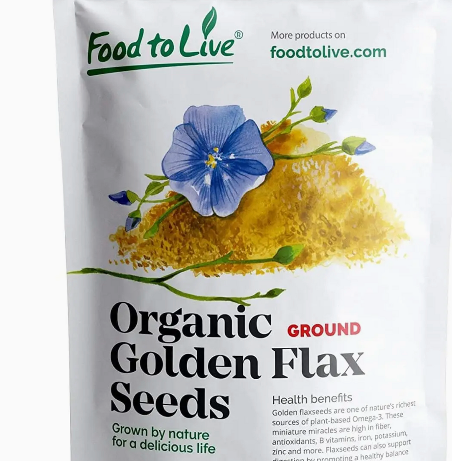 Organic Golden Flaxseed Meal – Non-Gmo, Kosher, Vegan