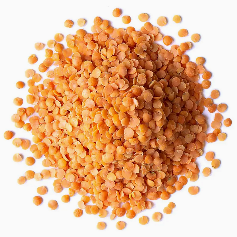 Organic Red Split Lentils – Masoor Dal, No Soaking Required